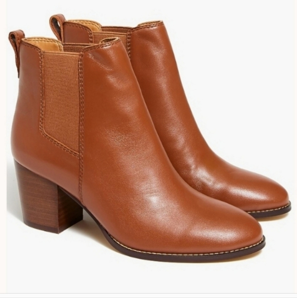 J CREW FACTORY RORY camel Brown  Ankle Boots Size 7